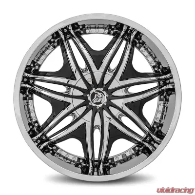 Diablo Morpheus Wheel 22x9.5 Blank 13 73.1 Chrome - MOR-229BLNK1373